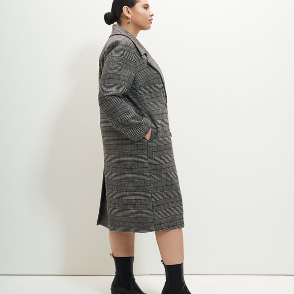 Plaid Double Breasted Wool blend Coat from Addition Elle in size 4X - Picture 4 of 5